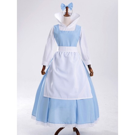 Housekeeping Coat (color: Sky Blue)